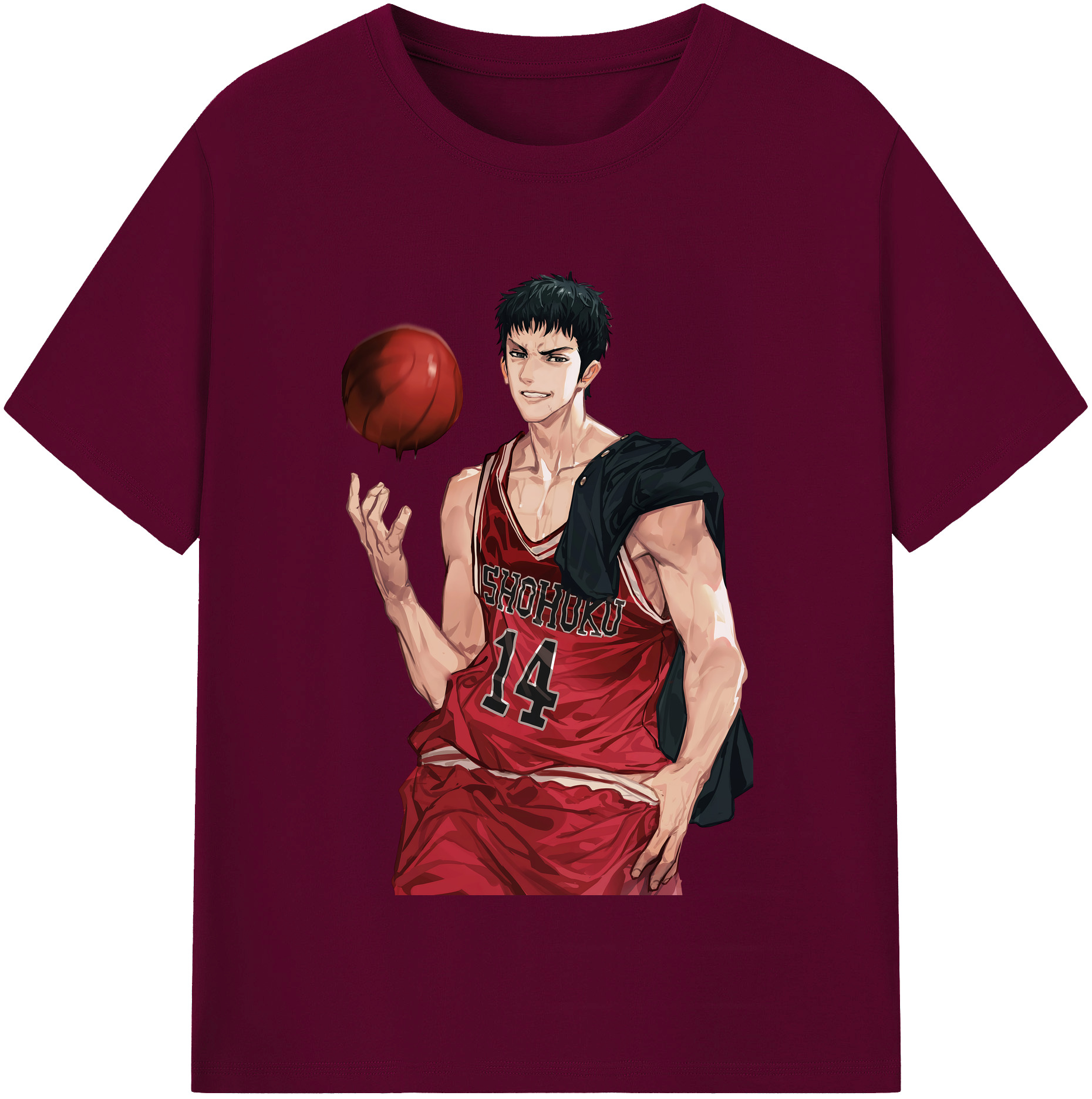 （画像用） SLAM DUNK／スラムダンク レディースカジュアルプリントTシャツ（綿100％）